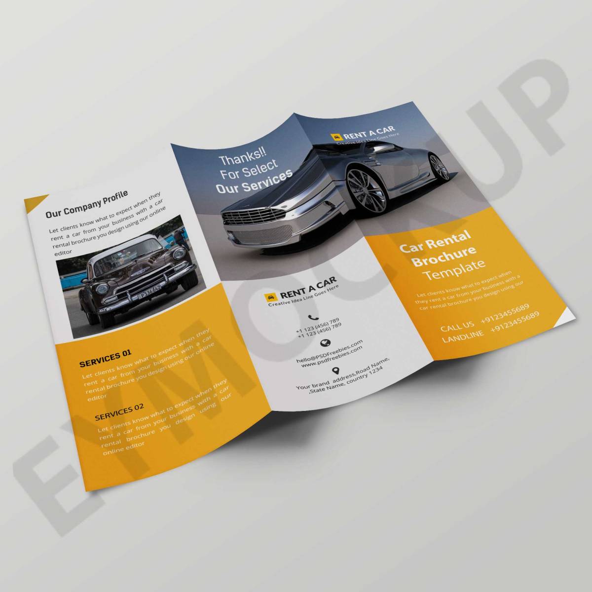 Vehicle Brochure Template