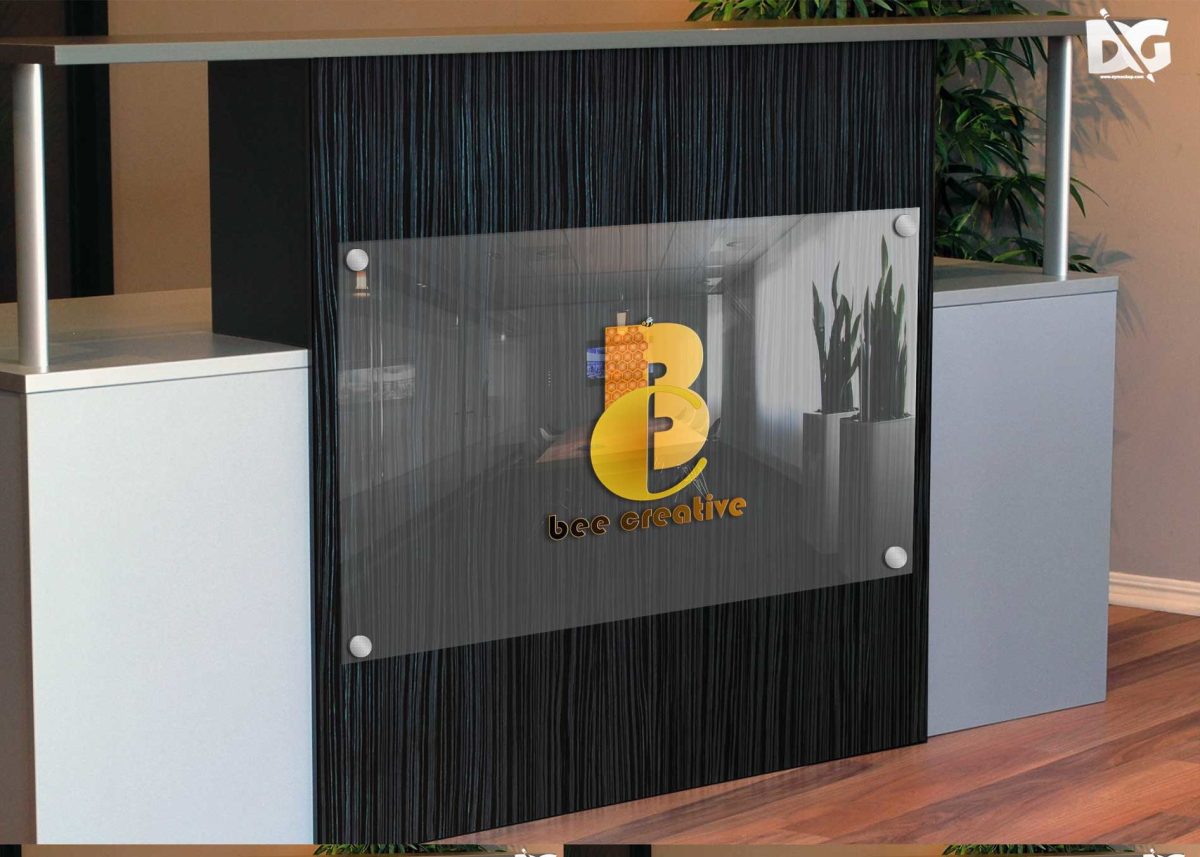 Glass Logo Mock-up