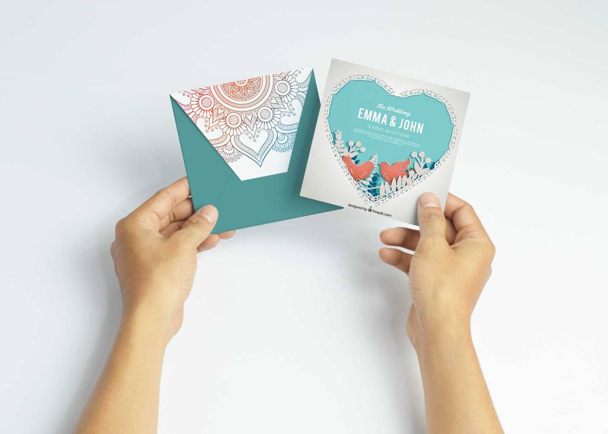 Beautiful Invitation Mockup