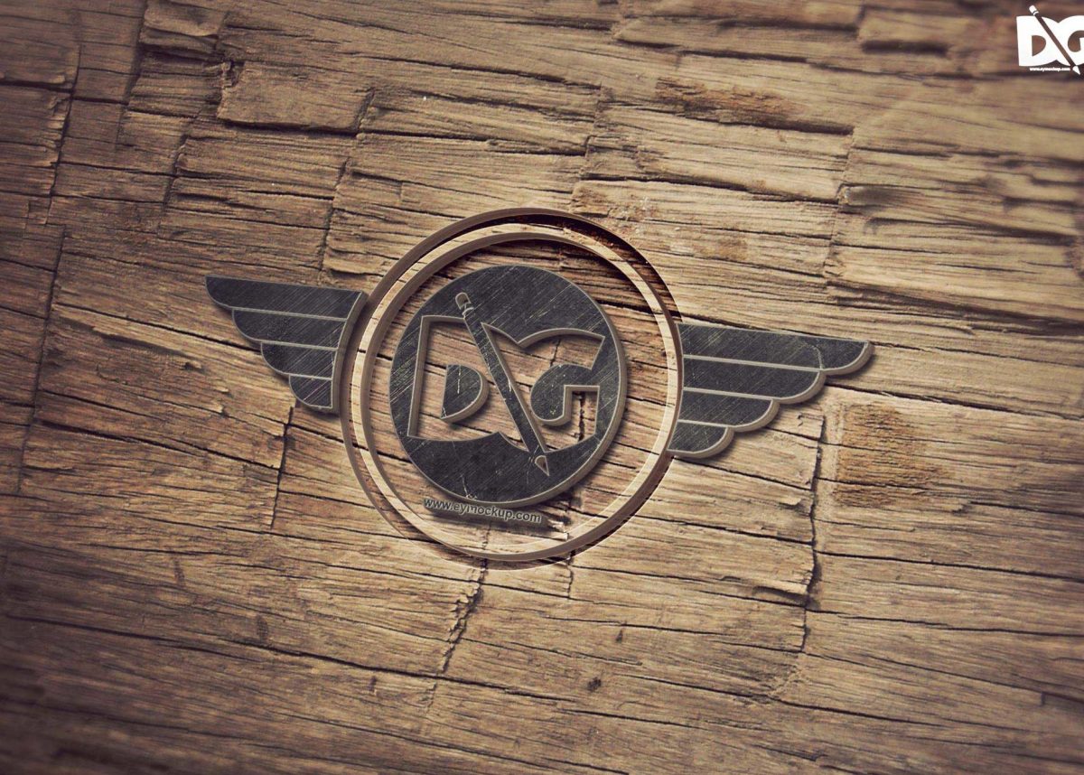 Woody Logo Mock-up