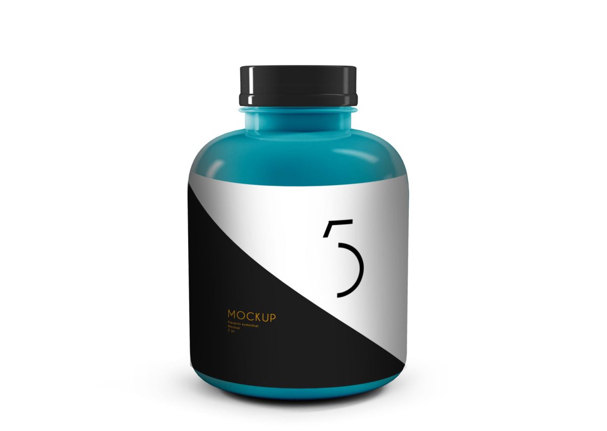 Blue Bottle Mockup