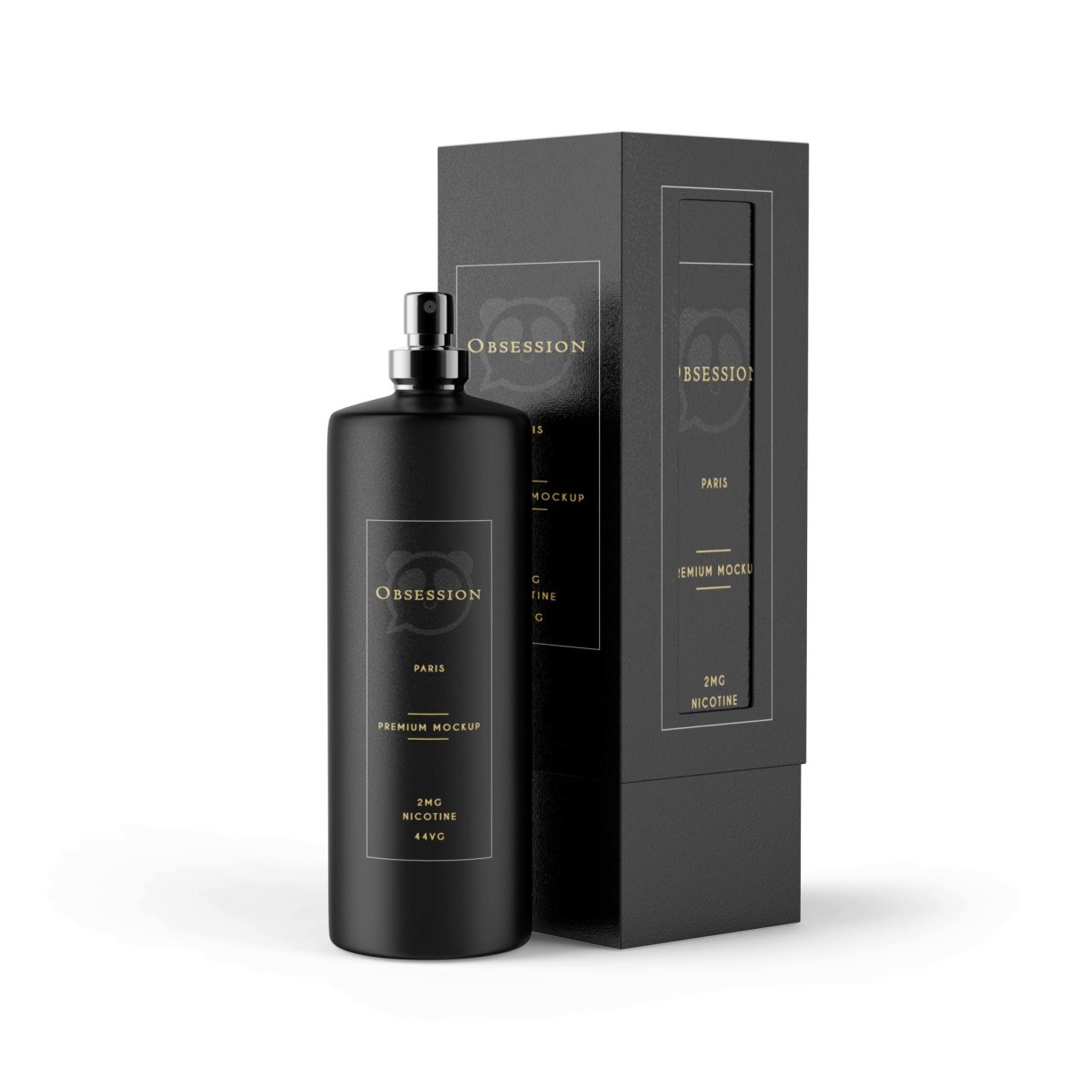 Hair Label Mockup